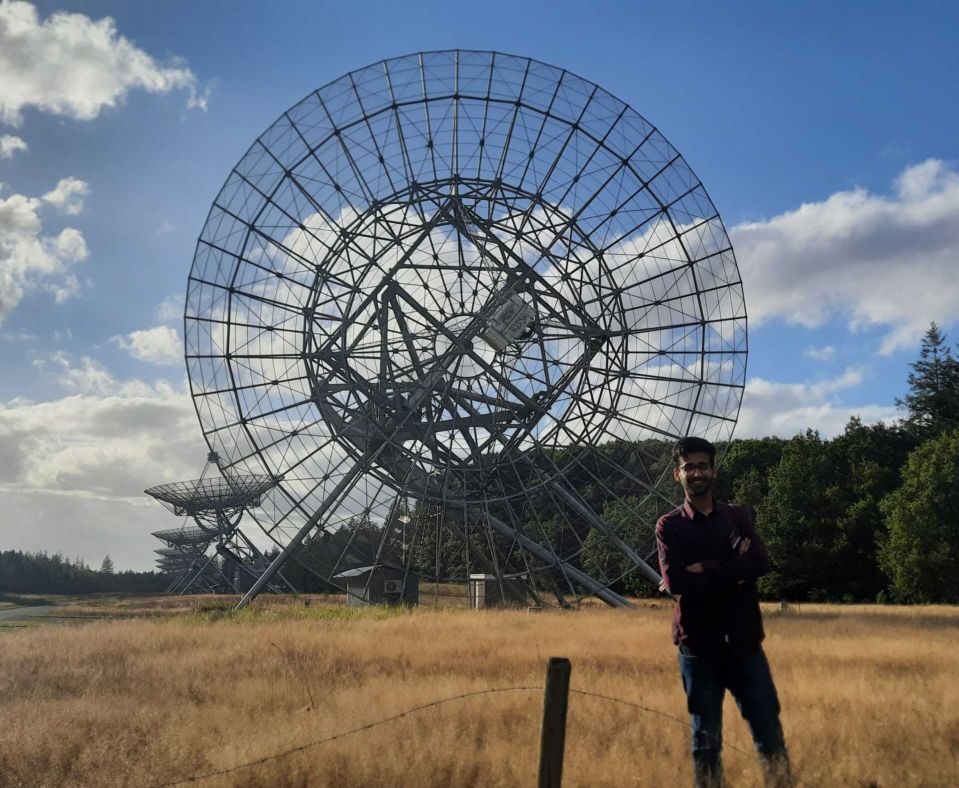 Picture in front of WSRT taken in September 2022